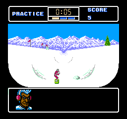 Ski or Die (USA) In game screenshot